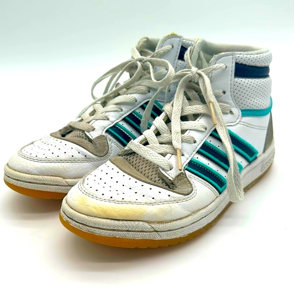 adidas Youth Size 5 Orig Hi TOP TEN RB White Shadow Navy Semi Mint Rush GY8375